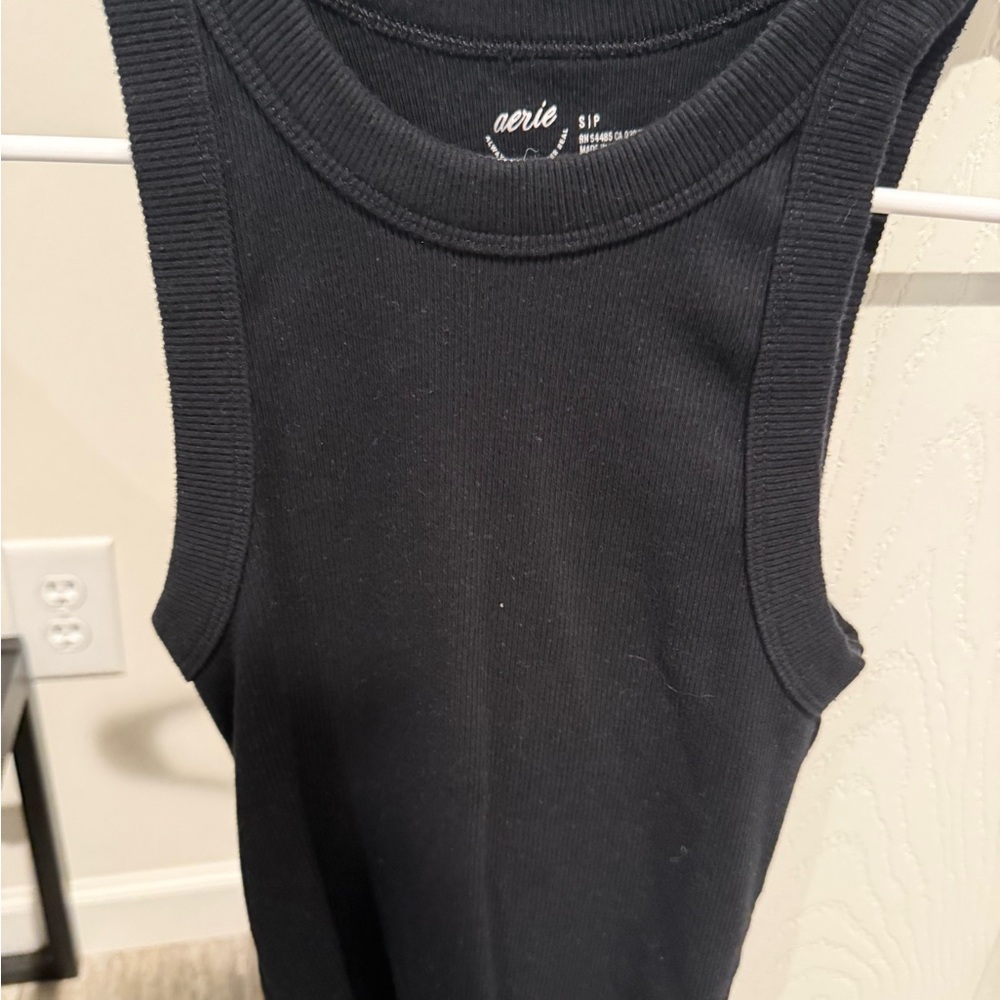 Aerie Classic Black Tank Top